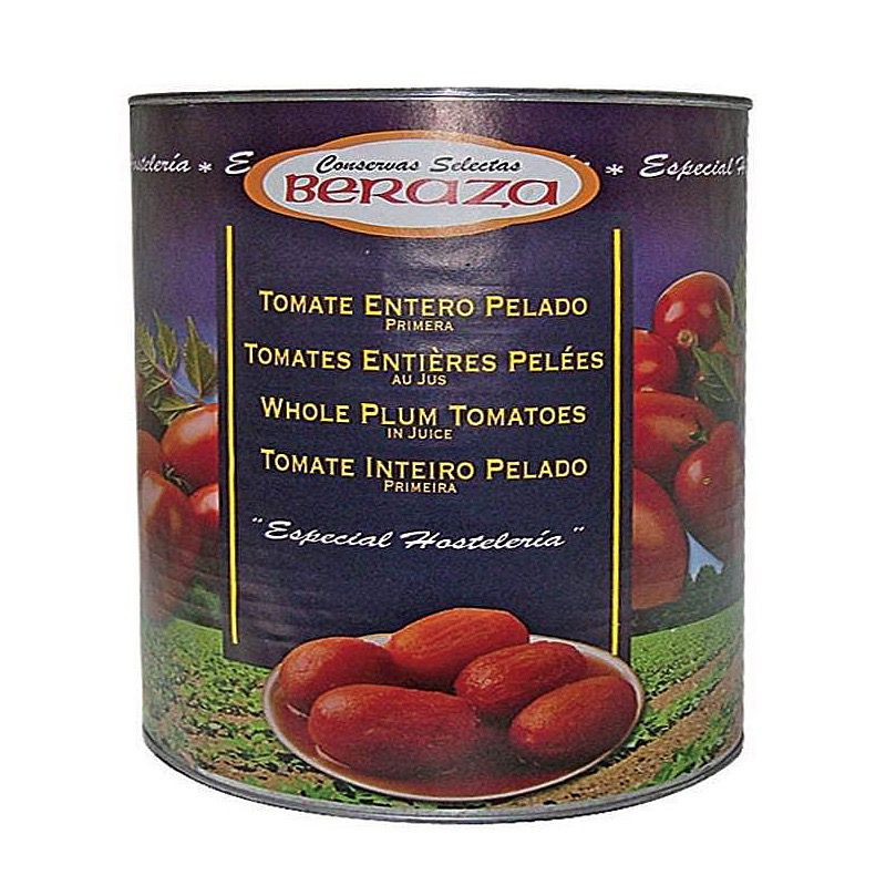 TOMATE ENTERO PELADO LATA 6/3 Kg.